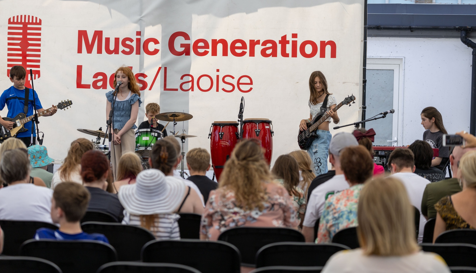 Musicians drew the crowds to their feet as Music Generation Laois recently held their Summer School of Rock & Pop Show in the Laois Music Centre, on Sunday July 13. 