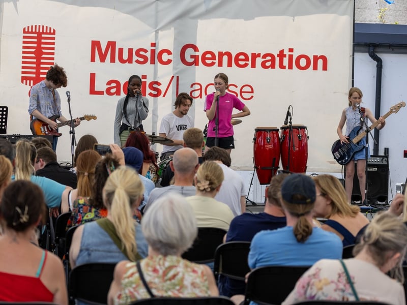 Musicians drew the crowds to their feet as Music Generation Laois recently held their Summer School of Rock & Pop Show in the Laois Music Centre, on Sunday July 13. 