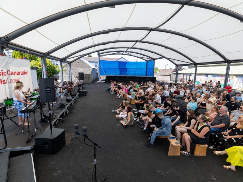 Musicians drew the crowds to their feet as Music Generation Laois recently held their Summer School of Rock & Pop Show in the Laois Music Centre, on Sunday July 13. 
