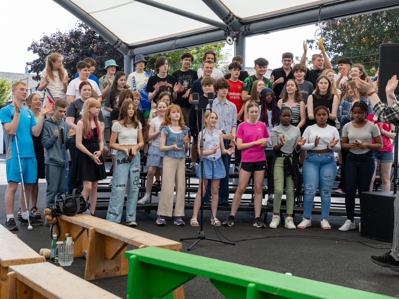 Musicians drew the crowds to their feet as Music Generation Laois recently held their Summer School of Rock & Pop Show in the Laois Music Centre, on Sunday July 13. 