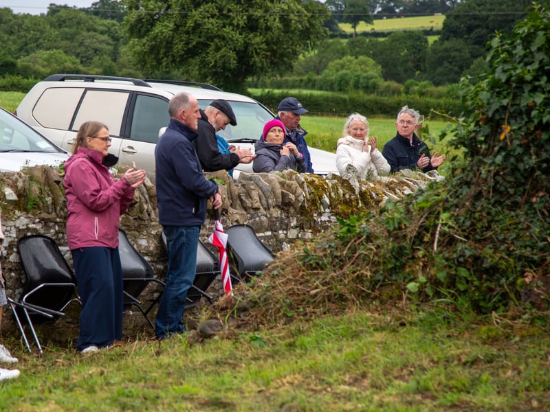 A cemetery mass has been held in a Laois graveyard for the first time in over 100 years. Photos by Stephen Murphy. It is not known exactly how old Kilcronan cemetery in Ballinakill is, with the oldest headstone in the graveyard dated 1758. It has been over 100 years since a cemetery mass was held in the graveyard, and over ten years since the graveyard was cleaned up. The parish council recently organised the clean up of the graveyard, with help from local man Patrick O'Meara. Fr Paddy Byrne blessed the graves and the graveyard, with over 74 locals in attendance. "The cemetery mass went very well, there was a huge crowd," Chair of Ballinakill's Parish Council, Mr Patrick McDonnell told the Leinster Express / Laois Live. "It had been ten years since the last time the graveyard was cleaned up, and it was over thirty years the time before that. This was also the first graveyard mass to be held in over 100 years," Mr McDonnell explained. "There are a couple of hundred people buried in the graveyard. Years and years ago, there were bodies washed away in a flood, with coffins seen floating down the river," he said. "The last person to be buried here was in 1993." The parish council have said that they intend to hold a graveyard mass in Kilcronan every year, from now on. Located on the west bank of the Owenbeg river, the graveyard contains ruins of a medieval church and monastery associated with St Cronan. The graveyard contains ruins of medieval church marked on an 1841 Ordinance Survey map as 'Kilcronan Church (in ruins)'. The ruins of this monastery are fragmented, consisting simply of parts of the west gable and south wall. Read Next: Curtain call: Portlaoise arts centre announces change in leadership