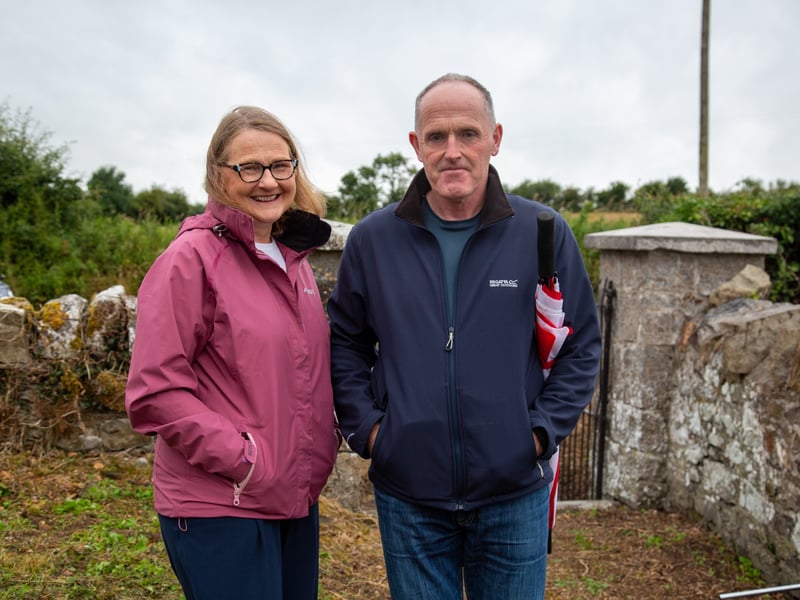 A cemetery mass has been held in a Laois graveyard for the first time in over 100 years. Photos by Stephen Murphy. It is not known exactly how old Kilcronan cemetery in Ballinakill is, with the oldest headstone in the graveyard dated 1758. It has been over 100 years since a cemetery mass was held in the graveyard, and over ten years since the graveyard was cleaned up. The parish council recently organised the clean up of the graveyard, with help from local man Patrick O'Meara. Fr Paddy Byrne blessed the graves and the graveyard, with over 74 locals in attendance. "The cemetery mass went very well, there was a huge crowd," Chair of Ballinakill's Parish Council, Mr Patrick McDonnell told the Leinster Express / Laois Live. "It had been ten years since the last time the graveyard was cleaned up, and it was over thirty years the time before that. This was also the first graveyard mass to be held in over 100 years," Mr McDonnell explained. "There are a couple of hundred people buried in the graveyard. Years and years ago, there were bodies washed away in a flood, with coffins seen floating down the river," he said. "The last person to be buried here was in 1993." The parish council have said that they intend to hold a graveyard mass in Kilcronan every year, from now on. Located on the west bank of the Owenbeg river, the graveyard contains ruins of a medieval church and monastery associated with St Cronan. The graveyard contains ruins of medieval church marked on an 1841 Ordinance Survey map as 'Kilcronan Church (in ruins)'. The ruins of this monastery are fragmented, consisting simply of parts of the west gable and south wall. Read Next: Curtain call: Portlaoise arts centre announces change in leadership