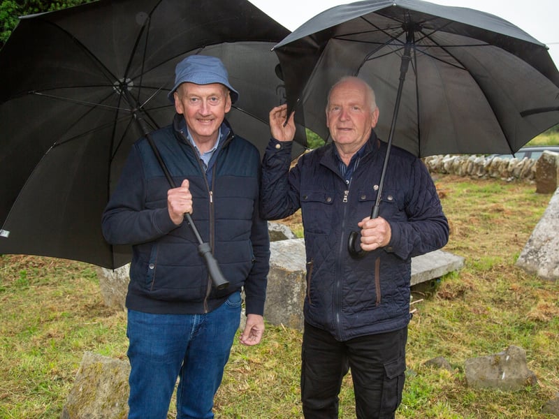 A cemetery mass has been held in a Laois graveyard for the first time in over 100 years. Photos by Stephen Murphy. It is not known exactly how old Kilcronan cemetery in Ballinakill is, with the oldest headstone in the graveyard dated 1758. It has been over 100 years since a cemetery mass was held in the graveyard, and over ten years since the graveyard was cleaned up. The parish council recently organised the clean up of the graveyard, with help from local man Patrick O'Meara. Fr Paddy Byrne blessed the graves and the graveyard, with over 74 locals in attendance. "The cemetery mass went very well, there was a huge crowd," Chair of Ballinakill's Parish Council, Mr Patrick McDonnell told the Leinster Express / Laois Live. "It had been ten years since the last time the graveyard was cleaned up, and it was over thirty years the time before that. This was also the first graveyard mass to be held in over 100 years," Mr McDonnell explained. "There are a couple of hundred people buried in the graveyard. Years and years ago, there were bodies washed away in a flood, with coffins seen floating down the river," he said. "The last person to be buried here was in 1993." The parish council have said that they intend to hold a graveyard mass in Kilcronan every year, from now on. Located on the west bank of the Owenbeg river, the graveyard contains ruins of a medieval church and monastery associated with St Cronan. The graveyard contains ruins of medieval church marked on an 1841 Ordinance Survey map as 'Kilcronan Church (in ruins)'. The ruins of this monastery are fragmented, consisting simply of parts of the west gable and south wall. Read Next: Curtain call: Portlaoise arts centre announces change in leadership