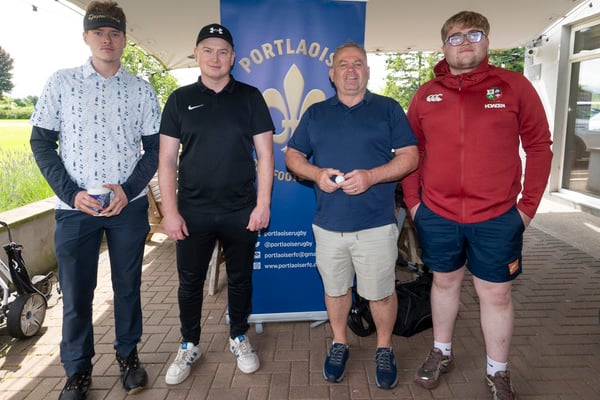 IN PICTURES: Portlaoise Rugby Club swings into action at Golf Classic