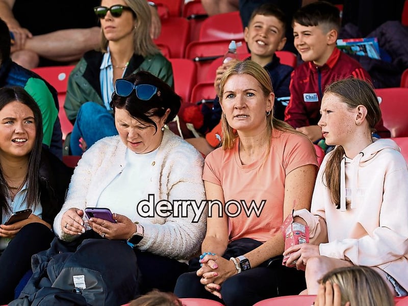 Spectators at the John West “Féile Peil na nÓg 2025 held in Owenbeg. (Photo - Tom Heaney, nwpresspics)