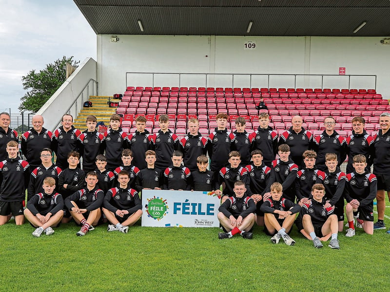 The O’Donovan Rossa, Magherafelt (Derry) side which competed at the John West Féile Peile na nÓg National Finals 2025 at the Derry GAA Centre of Excellence, Owenbeg Sponsored for the tenth time by John West, it is one of the biggest underage sporting events on the continent. (Photo: Lorcan Doherty)