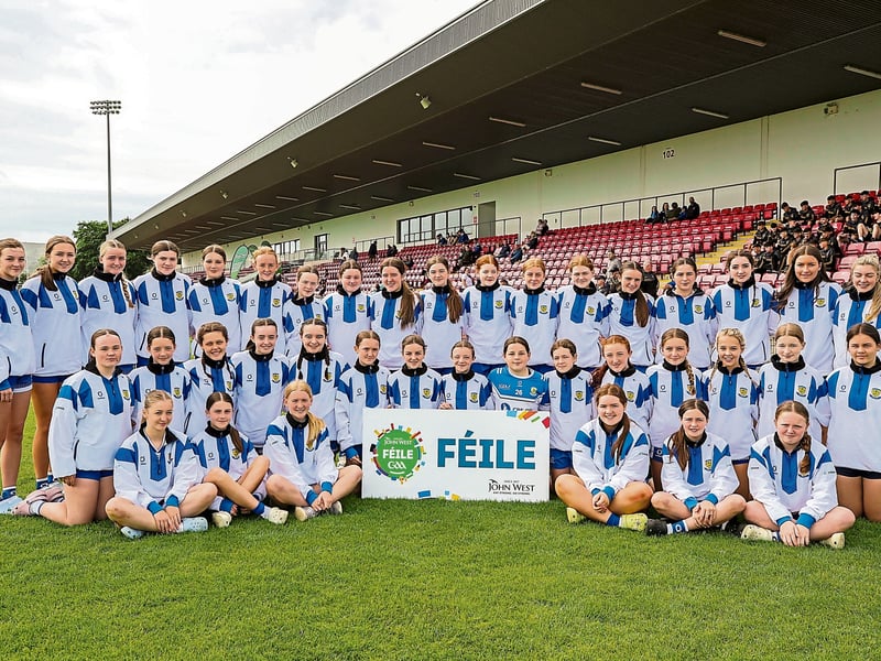 The Ballinderry Shamrocks (Derry) side which competed at the John West Féile Peile na nÓg National Finals 2025 at the Derry GAA Centre of Excellence, Owenbeg Sponsored for the tenth time by John West, it is one of the biggest underage sporting events on the continent. (Photo: Lorcan Doherty)