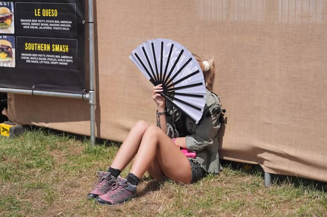 Music fans at Glastonbury Festival enjoyed a hot and heady Saturday in the Somerset sun as they enjoyed acts including Kaiser Chiefs, Brandi Carlile, Pulp and Kneecap.
