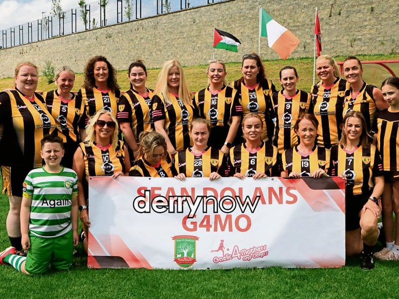 Ardmore team who took part in the Sean Dolans Gaelic for Mothers & Others blitz. (Photos - Tom Heaney, nwpresspics)