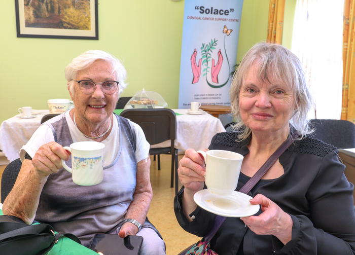 There was a fantastic turnout for the Coffee, Cake and Dresses fundraising event at Solace Cancer Support Centre , St Joseph’s Avenue, Donegal Town on Saturday and Sunday, June 21 and 22.. Click on the arrows to see Siobhan McGowan's photos of the event READ NEXT: In Pictures - Scoil Aodh Rua agus Nuala sixth class graduation and staff retirement A spokesperson said: “We enjoyed two very busy days where a great selection of home baking was served with plenty of tea and coffee. A wonderful get together of old friends, and now many new ones. “There was much laughter, chatter and a good old catch-up. Amongst our many visitors was our Lord Mayor, Anna Gallagher, with her Mum, Mrs Breslin. “Thank you to Mella Britton, who gave a substantial donation, from a fundraiser she held for Solace the previous weekend at her salon. “The sale of a great variety of pre-loved dresses was a great success and many ladies went home very happy with their purchases.  “All this was made possible only by our very hard -working volunteers who give their time freely to this great charity. “On behalf of Sr Magdalene, a very big thank you to our local community for your continued support for this great facility, you keep our doors open. “You are most welcome to our Drop-In mornings – Tuesday and Thursday from 11 am to 12.30, join us for a cup of tea.” Follow Donegallive.ie for coverage of news, sport and events across Donegal