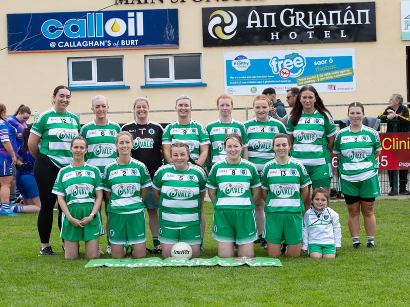The St. Mary's, Faughanvale (Derry) Ladies pictured on Saturday at Beart GAC.