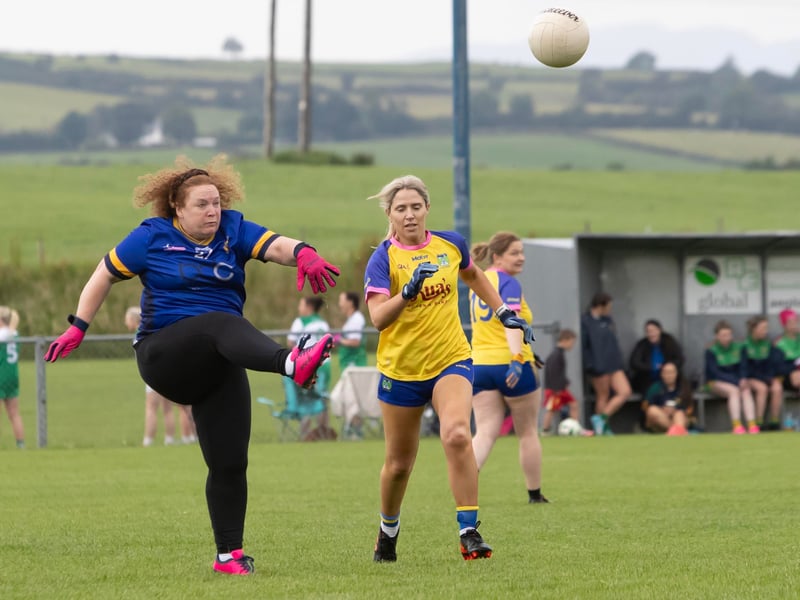 Action from the Burt v Steelstown game on Saturday.