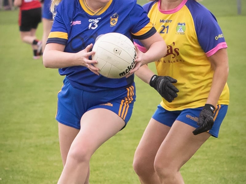 Action from the Burt v Steelstown game on Saturday.