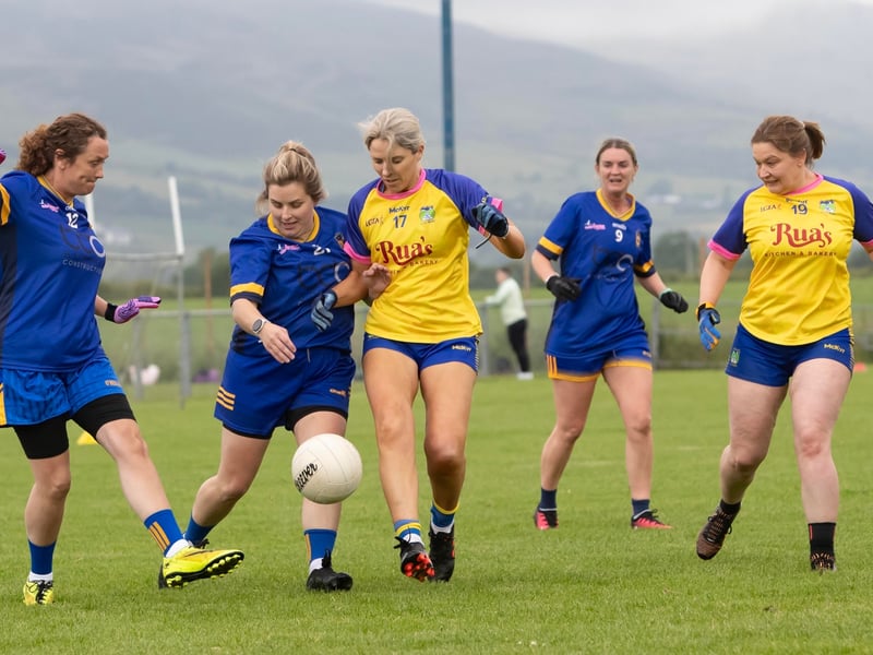 Action from the Burt v Steelstown game on Saturday.