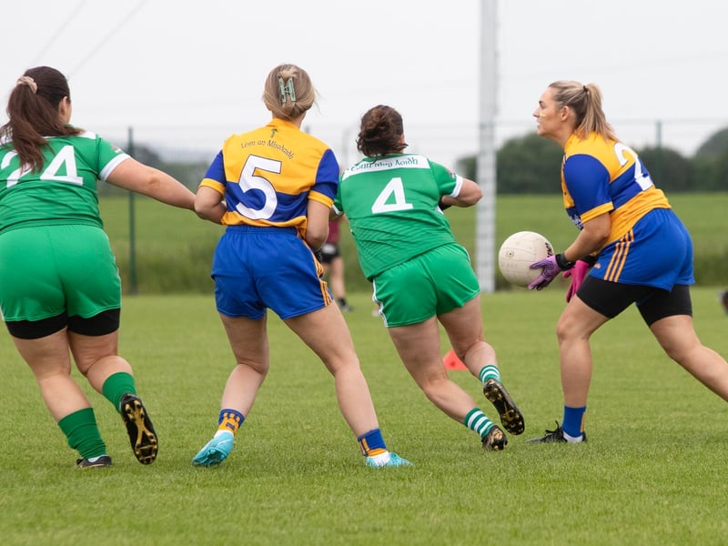 Action from the Limavady Wolfhounds v. Glenravel clash on Saturday. (Photos: Jim McCafferty Photography)