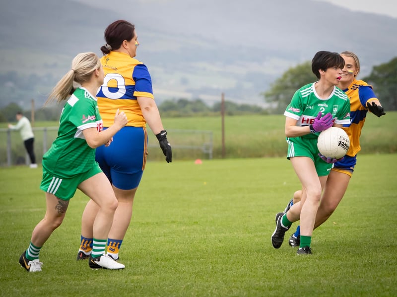 Action from the Limavady Wolfhounds v. Glenravel clash on Saturday.
