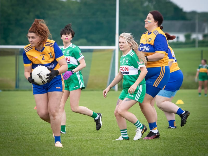 Action from the Limavady Wolfhounds v. Glenravel clash on Saturday.