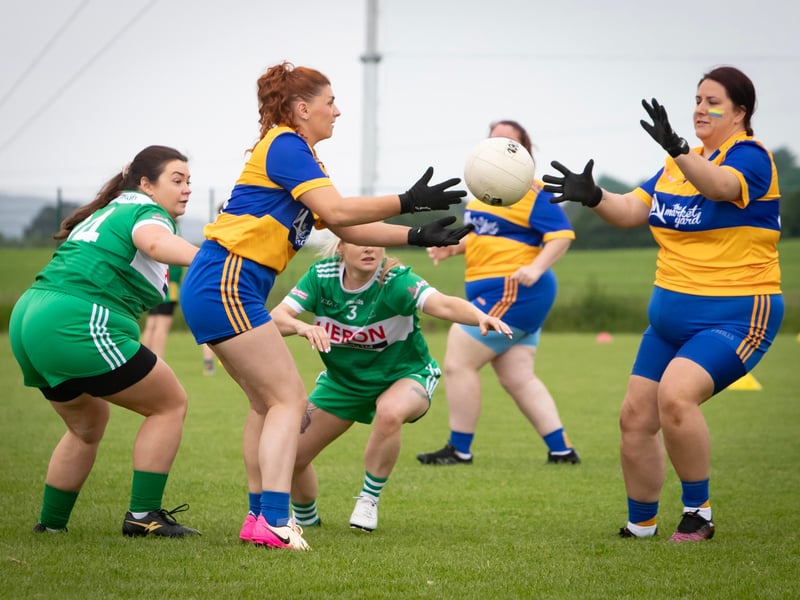 Action from the Limavady Wolfhounds v. Glenravel clash on Saturday.