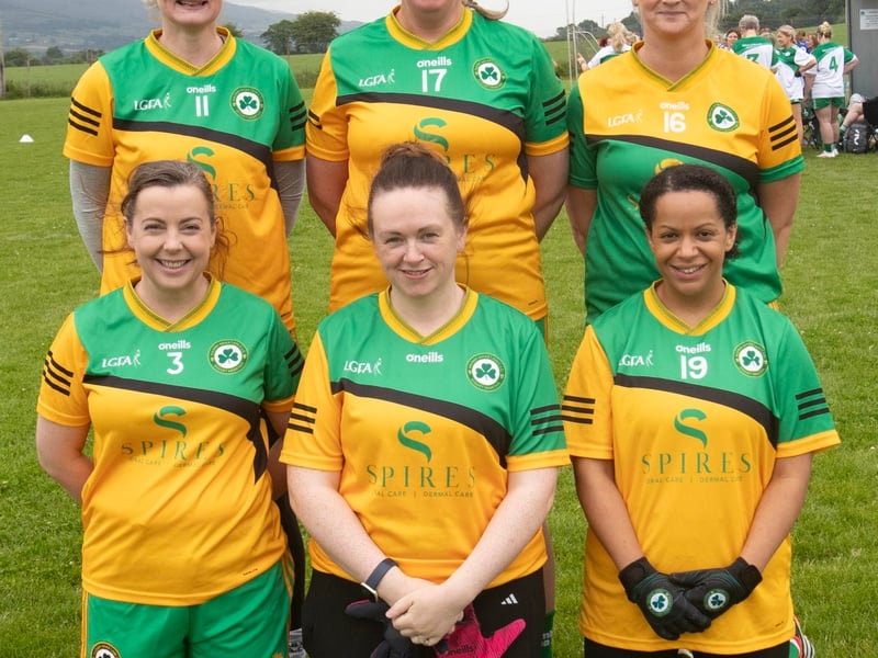 The Desertmartin Ladies pictured before Saturday's Ulster Ladies Blitz at Beart GAC.