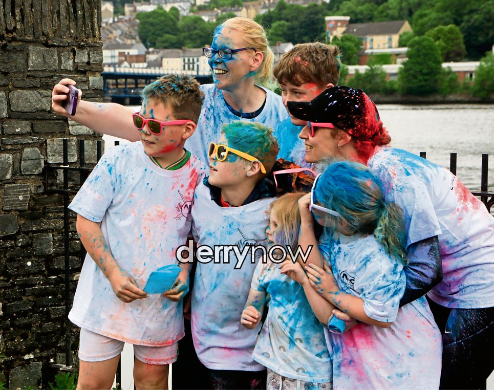 Group taking a “selfie” before taking part in the ARC Fitness 3k Colour Dash, starting at Destined, Foyle Road, on Saturday. (Photos - Tom Heaney, nwpresspics) We want your photos to feature on the website via our Camera Club. Do you have a great photo from life in the locality? Whether it’s a party, wedding, communion, landscape, a quirky shot from your archives, or a simple everyday moment, we want your snapshots. We are inviting people to share photos that capture the spirit of the county. From special occasions to quieter moments, your pictures help tell the story of everyday life in our community. To submit: Go to the Camera Club page and follow the instructions to upload your photo. Include your name, where it was taken, and a short caption if you can.  Your photo could be featured on our website and newspaper and seen by readers across the county and beyond.  TAP HERE TO SUBMIT YOUR PICTURES TODAY