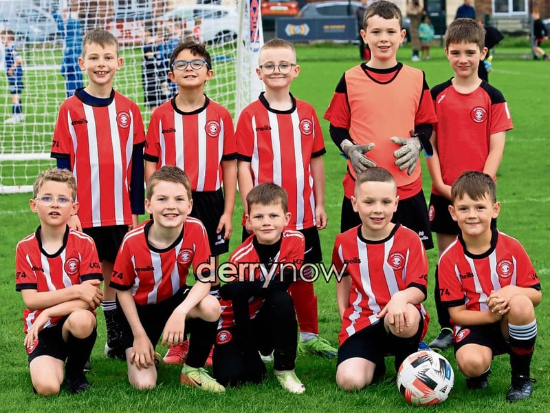 Tristar team who took part in the Gerry McAuley U-8 festival of games at Oakland Park on Sunday. (Photos - Tom Heaney, nwpresspics)