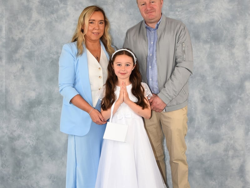 The Kealey family celebrating