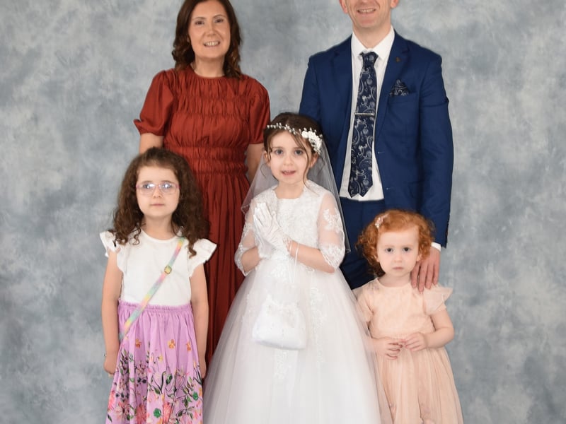 Having a lovely First Holy Communion day