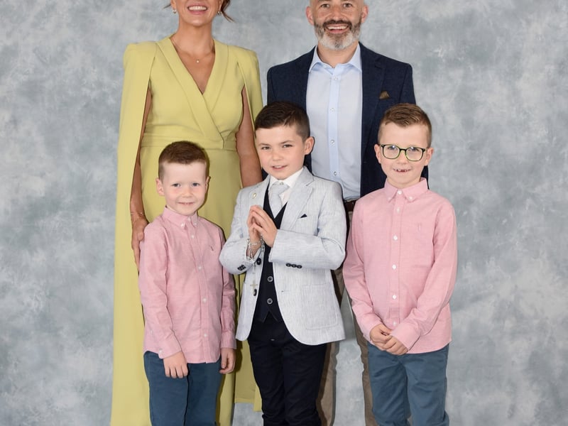 Having a great First Communion day with St. Canice's Dungiven