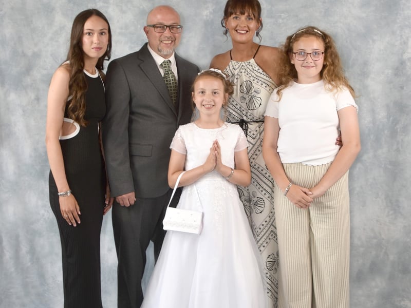 Having a lovely First Communion day with St. Canice's Dungiven
