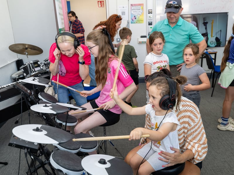 Locals flocked to Portlaoise for Music Generation Laois and the Laois School of Music's annual open evening.