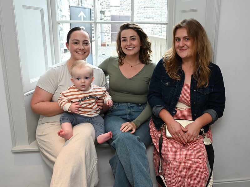 Oisin, Dee Martin, Vicky Day and Laura Hickey PICTURE Vicky Comerford