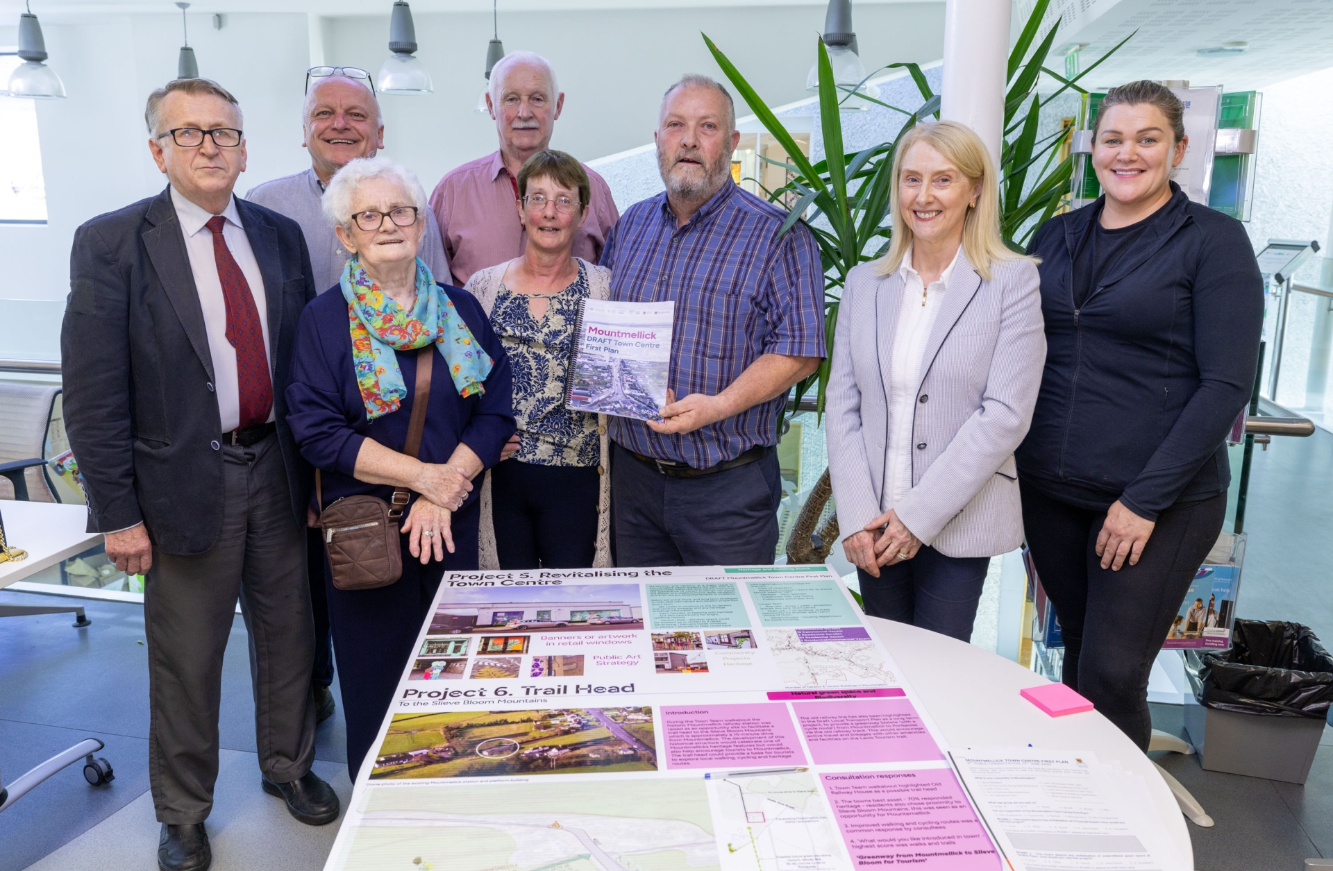 PICTURES: Laois locals flock to Mountmellick for town plan meeting