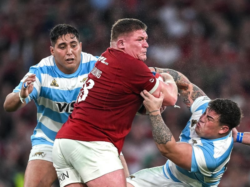 History was made on Friday night when the the British & Irish Lions played on Irish soil for the first time, ahead of their summer tour of Australia. for the first time, ahead of their summer tour of Australia. Andy Farrell's side were beaten 28-24 by Argentina in front of a near capacity crowd at the Avia Stadium in Dublin. The squad departed for Australia on Saturday ahead of their nine-match tour down under, beginning next Saturday with a match against Western Force in Perth. The much-anticipated tour, which will see tens of thousands of Lions fans travelling to Australia, will culminate in three test matches against the Wallabies on July 19, July 26 and August 2. All nine of the British & Irish Lions matches in Australia will be broadcast in Ireland by Sky Sports. PICTURES: Sportsfile