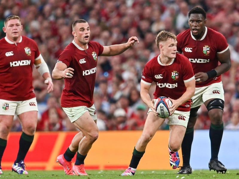 History was made on Friday night when the the British & Irish Lions played on Irish soil for the first time, ahead of their summer tour of Australia. for the first time, ahead of their summer tour of Australia. Andy Farrell's side were beaten 28-24 by Argentina in front of a near capacity crowd at the Avia Stadium in Dublin. The squad departed for Australia on Saturday ahead of their nine-match tour down under, beginning next Saturday with a match against Western Force in Perth. The much-anticipated tour, which will see tens of thousands of Lions fans travelling to Australia, will culminate in three test matches against the Wallabies on July 19, July 26 and August 2. All nine of the British & Irish Lions matches in Australia will be broadcast in Ireland by Sky Sports. PICTURES: Sportsfile