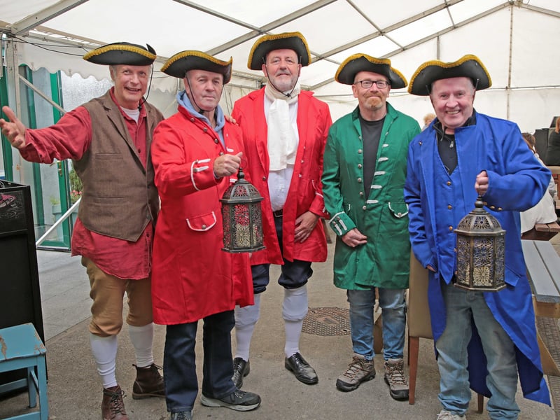 Caption: Donal Mac an Bheatha, Shane Collins,Arthur Conlon, Stephen and Tony Hutchinson