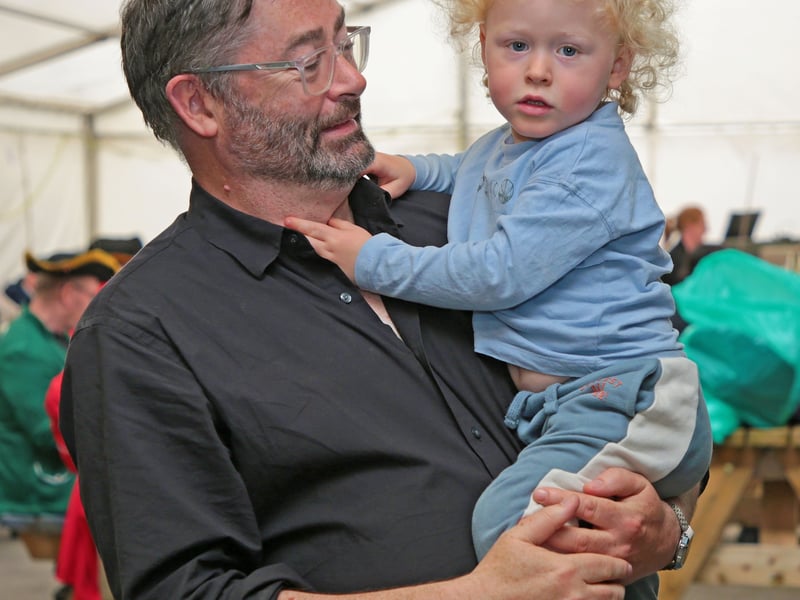 Caption: Michael and Cillian Griffin