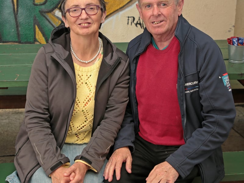 Caption: Mary Dooley, Anthony Merrigan