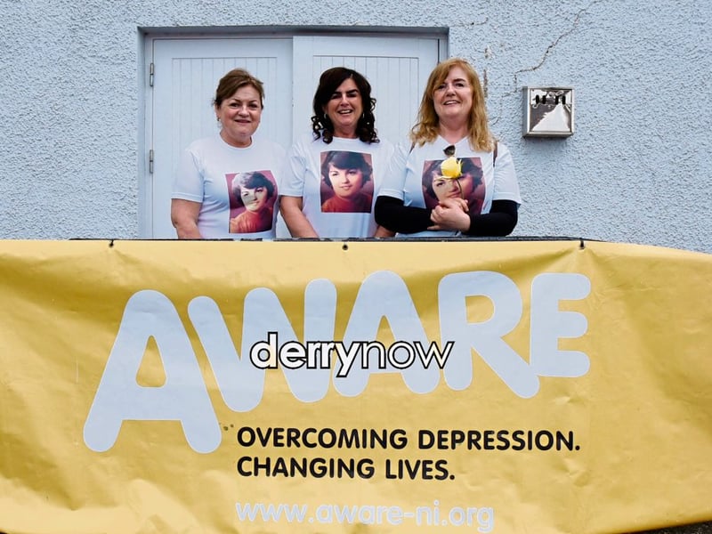 Helen, Siobhan and Mary, sisters of Sean and the late Anne.