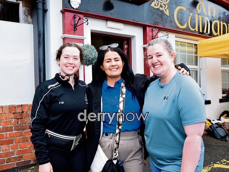 Maire-Ann McGlinchey, Edel Brady and Clodagh McCarry