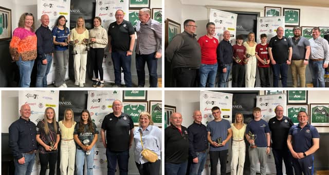 Ireland Sevens captain Megan Burns was on hand to make the presentations at the Tullamore Rugby Club Youths Awards at the club recently. Players from U-13 through U-16 were honoured on the night. CLICK ON THE ARROWS ABOVE TO GO THROUGH ALL THE PICTURES
