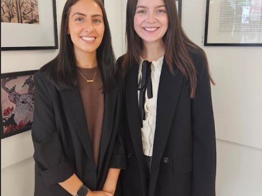 Victoria McGrath and Niamh Kenny