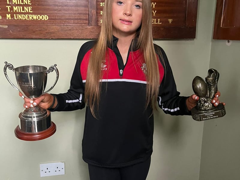 U14 girls Player of the season Tilly Clavin READ NEXT: Cormac Egan on subs bench as Offaly name unchanged team for New York banana skin → READ NEXT: Offaly GAA drawing up plans for developing new land at Faithful Fields →