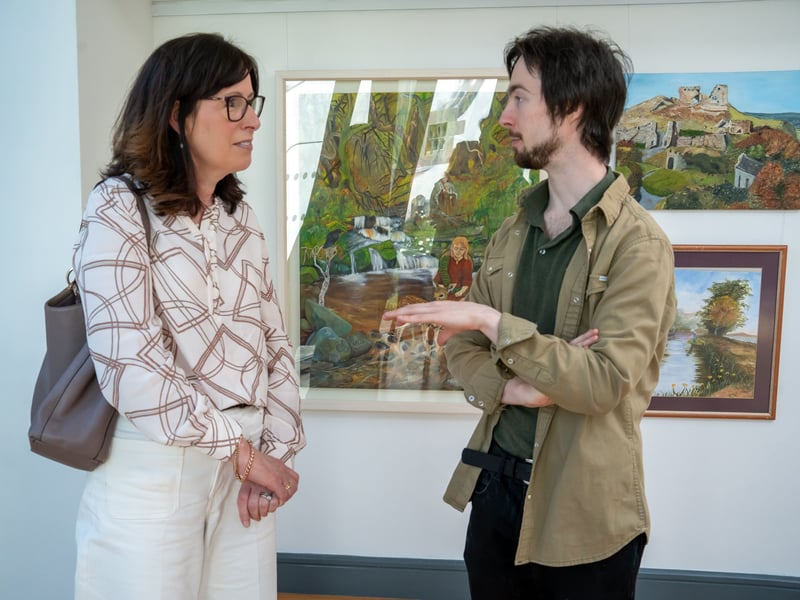 PICTURES: Laois art collection celebrating creative aging on display in ...