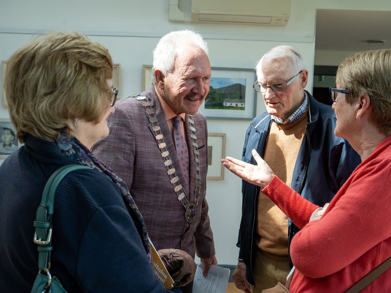 PICTURES: Laois art collection celebrating creative aging on display in ...