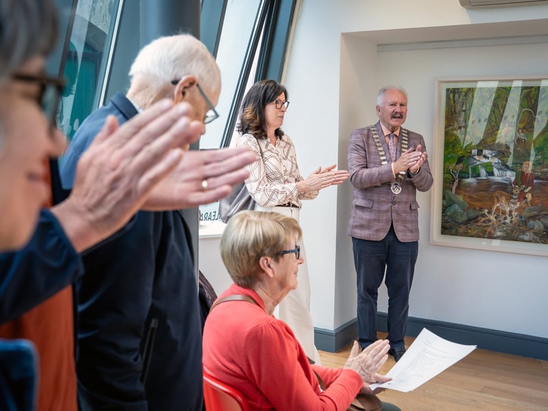 PICTURES: Laois art collection celebrating creative aging on display in ...