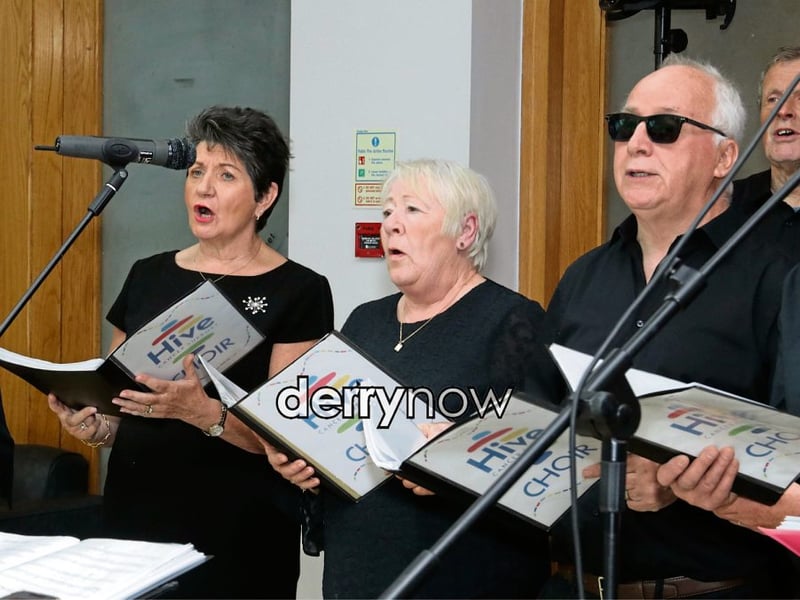 Members of the Hive Choir.