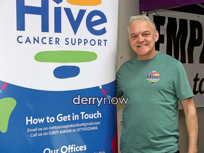 Martin, Male Support Worker, Hive Cancer Support pictured at ARC Fitness - Addiction Recovery Coaching Health Fest NW.