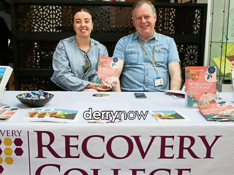 Rebecca Coul and Dermot Brady, Recovery College.
