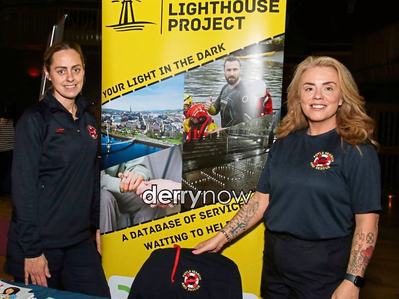Kristina McDaid and Emma Brolly, Foyle Search and Rescue.