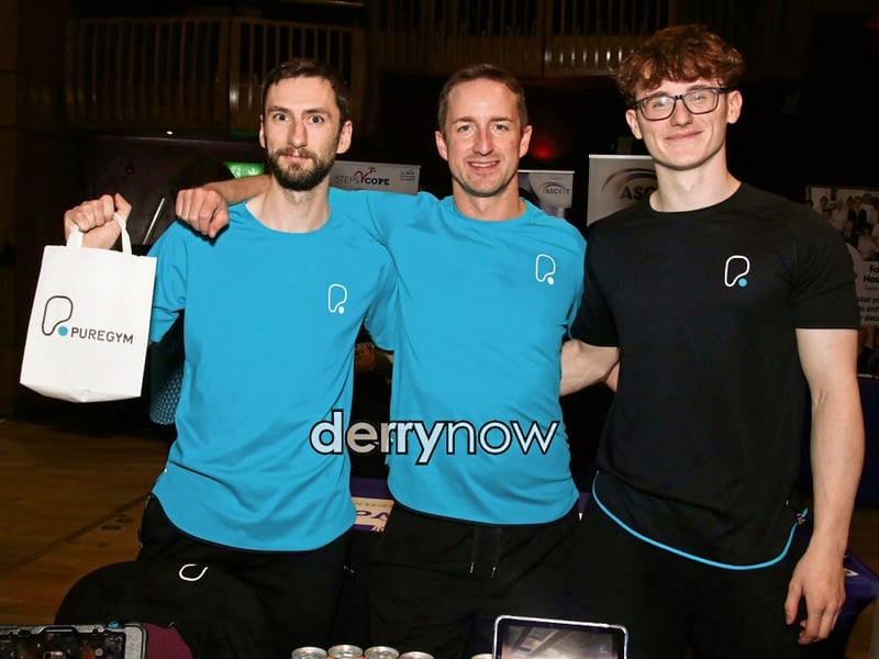 Ciaran Smith, Calvin Hegarty and Callum McNaney, Pure Gym. 